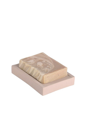 Savoniera SABUNLUK, bej, ceramica, 11x8 cm
