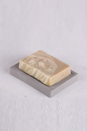Savoniera SABUNLUK, gri, ceramica, 11x8 cm