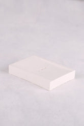 Savonieră SABUNLUK, alb, ceramica, 11x8 cm