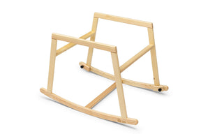 Balansoar bebelusi HIER, gri/stejar, lemn de pin/poliester, 90x58x70 cm