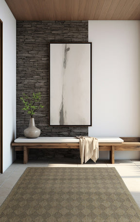 Covor AVANOS, 160x220 cm, forma dreptunghiulara, polipropilena, maro