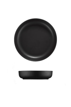 Set de cina CRT16YS740170, 16 piese, negru mat, portelan
