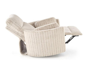 Fotoliu recliner PEGAS, stofa bej, 110x100/170x108/81 cm