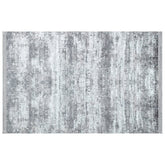 Covor living, 160x230 cm, forma dreptunghiulara, poliester/acril, alb/gri, ST 01