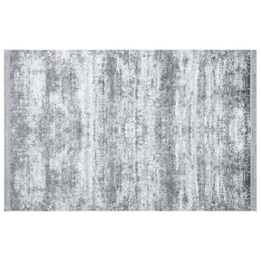 Covor living, 160x230 cm, forma dreptunghiulara, poliester/acril, alb/gri, ST 01