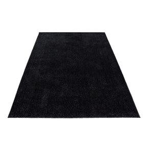 Covor ATA, 140x200 cm, forma dreptunghiulara, polipropilena, negru, 7000