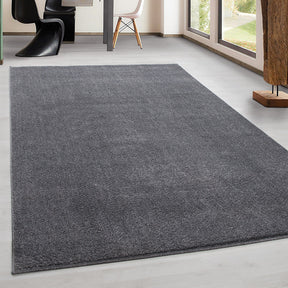 Covor ATA, 80x250 cm, forma dreptunghiulara, polipropilena, gri, 7000