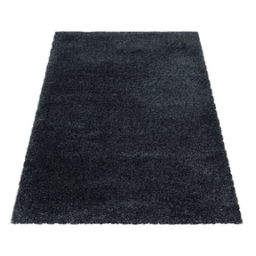 Covor 3500, 60x110 cm, forma dreptunghiulara, poliester, negru