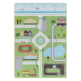 Covor PLAY, 100x150 cm, forma dreptunghiulara, material sintetic, verde, 2902