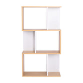 Biblioteca ERDEM NEW TYP 1, lemn pin/alb, 60x24x108 cm