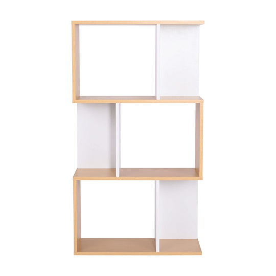 Biblioteca ERDEM NEW TYP 1, lemn pin/alb, 60x24x108 cm