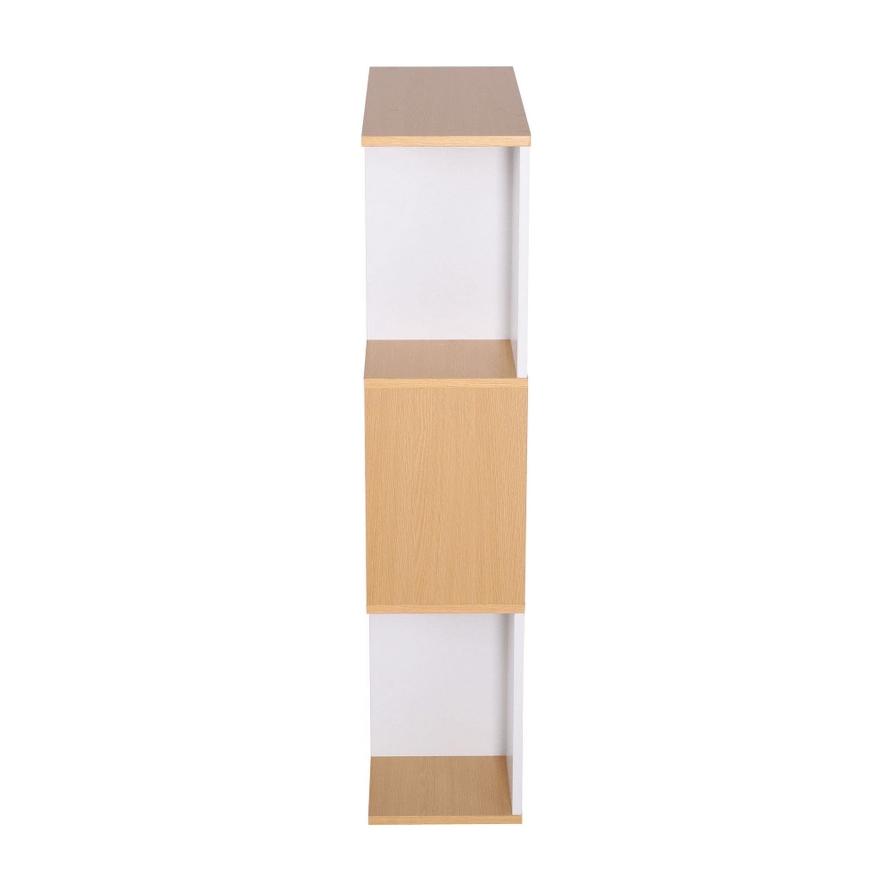 Biblioteca ERDEM NEW TYP 1, lemn pin/alb, 60x24x108 cm