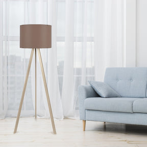 Lampadar AYD-1207, maro/crem, 20x38x140 cm