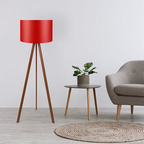 Lampadar AYD-1573, rosu/maro, 20x38x140 cm