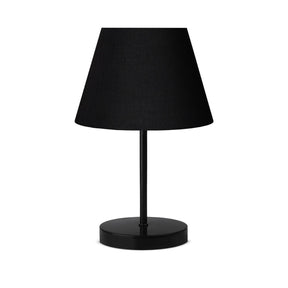 Veioza AYD-3156, negru, material textil/metal, 22x36 cm