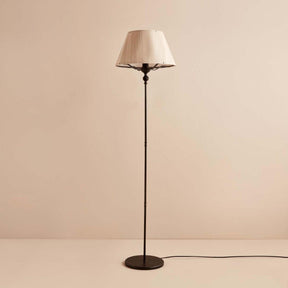 Lampadar AYD-3485, crem/negru, PVC/metal, 21x38x143 cm