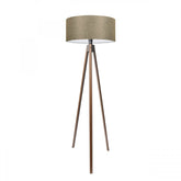 Lampadar AYD-3687, bej, material textil, 21x38x140 cm