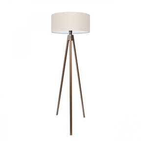Lampadar AYD-3685, crem, material textil/metal, 21x38x140 cm
