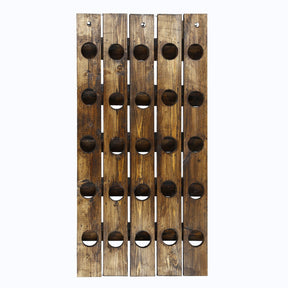 Suport sticle vin ICKI006, nuc, lemn, 45x8x85 cm