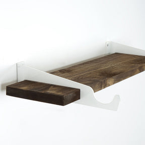 Polita LAM017, nuc, lemn, 60x14x7 cm