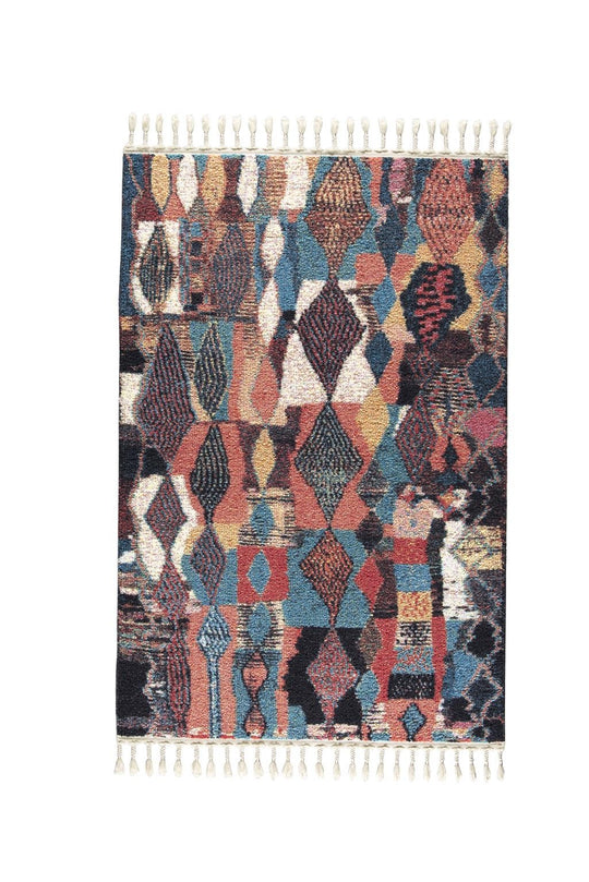 Covor COLORADO, 120x180 cm, forma dreptunghiulara, material sintetic, multicolor, 11560