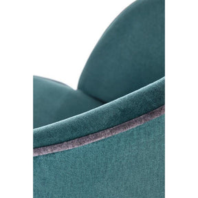 Scaun MARINO, verde inchis/stejar auriu, 51x57x78x47 cm