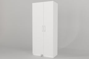 Dulap baie ODEON V2, alb, PAL, cu 2 usi, 76x44x180 cm