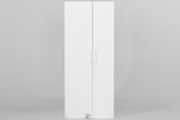 Dulap baie ODEON V2, alb, PAL, cu 2 usi, 76x44x180 cm