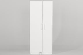 Dulap baie ODEON V2, alb, PAL, cu 2 usi, 76x44x180 cm