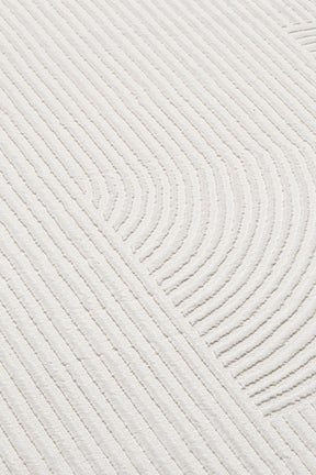 Covor MODA, 80x150 cm, forma dreptunghiulara, poliester, alb, 1100