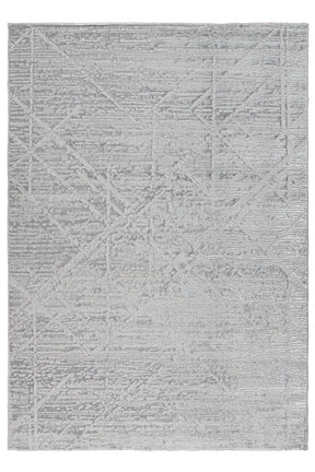 Covor MODA, 80x150 cm, forma dreptunghiulara, poliester, gri, 1230