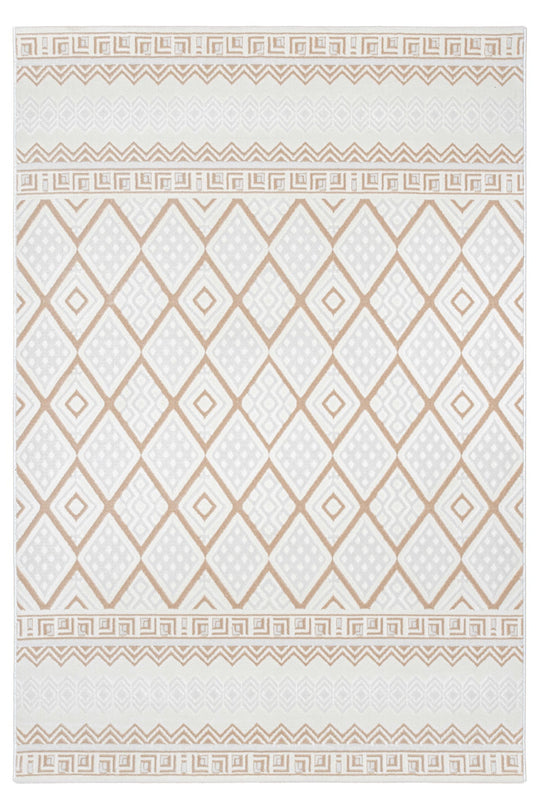 Covor MODA, 40x60 cm, forma dreptunghiulara, poliester, bej, 1520