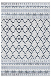 Covor MODA, 40x60 cm, forma dreptunghiulara, poliester, crem/gri, 1540