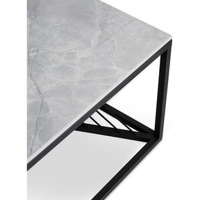 Masuta de cafea INFINITY 2, gri/negru, 160x60x45 cm