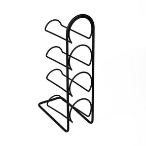 Suport sticla vin HOPE, negru, metal, 22x11x46 cm