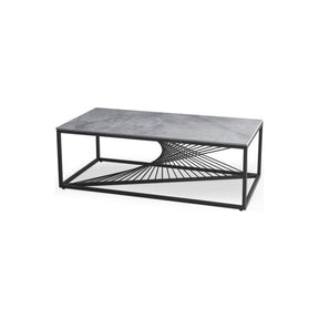 Masuta de cafea INFINITY 2, gri/negru, 160x60x45 cm