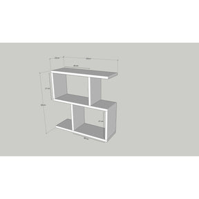 Masuta Life, 100% PAL melaminat, antracit, 60x60x20 cm