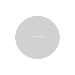 Covor BASKETBALL, 140x140 cm, forma rotunda, poliester/stofa catifelata, portocaliu