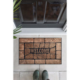 Covoras de intrare Volga,  40x60 cm, dreptunghiular, 100% PVC, maro