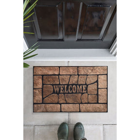 Covoras de intrare Volga,  40x60 cm, dreptunghiular, 100% PVC, maro