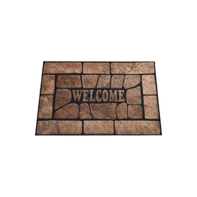 Covoras de intrare Volga,  40x60 cm, dreptunghiular, 100% PVC, maro