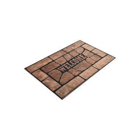 Covoras de intrare Volga,  40x60 cm, dreptunghiular, 100% PVC, maro