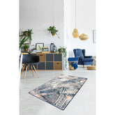 Covor hol ADEL, 80x150 cm, forma dreptunghiulara, poliester/stofa catifelata, multicolor