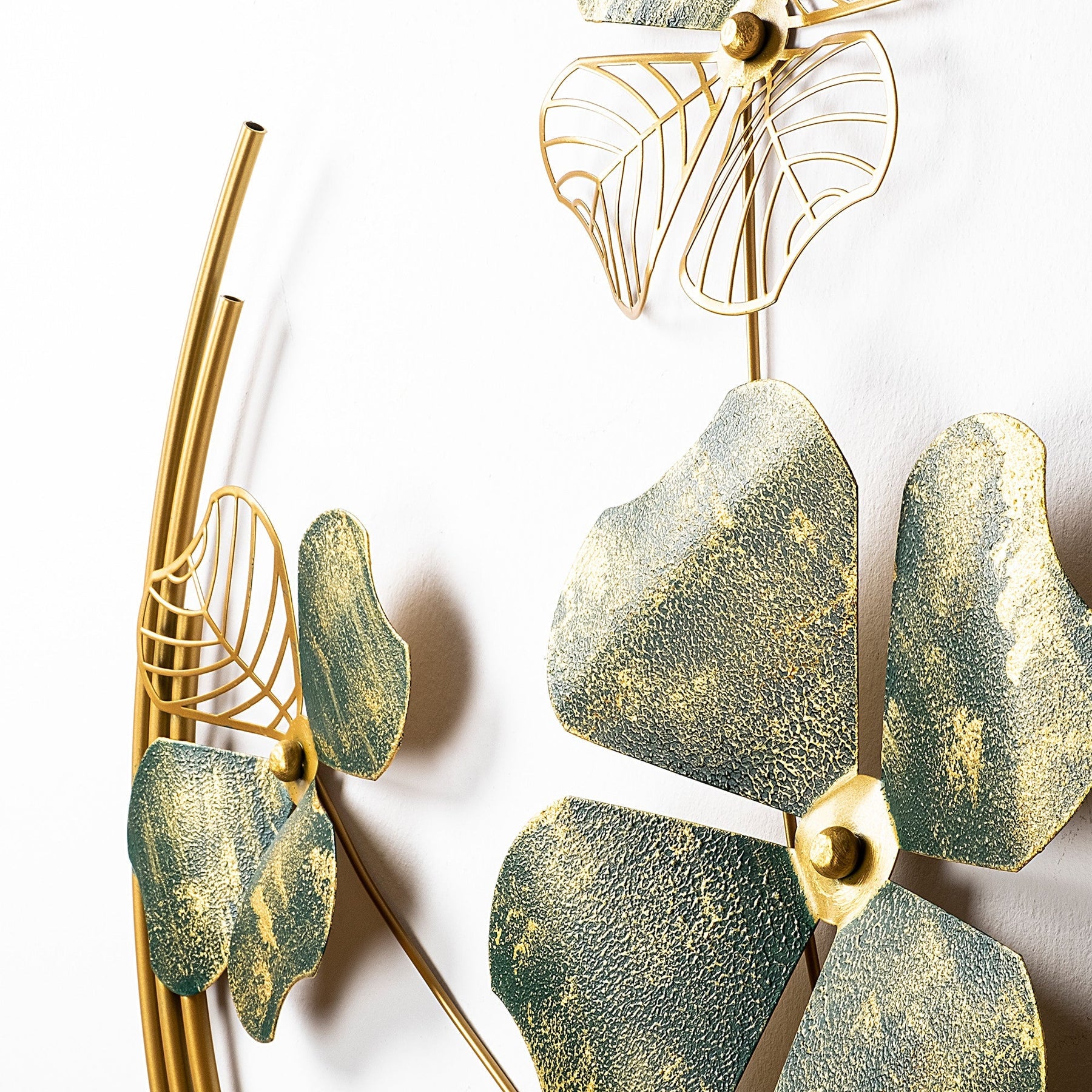 Decoratiune perete SHIHEZI, multicolor, metal, 50x50 cm