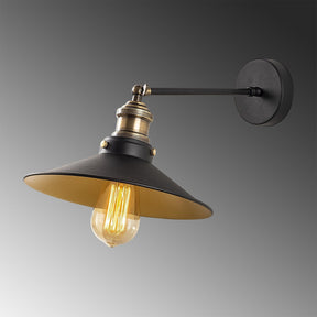 Lampa de perete 892OPV1233, negru, fier, 25x40 cm