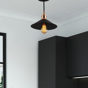 Set lustra si lampa BERCESTE SET3, negru, metal