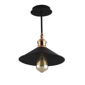 Set lustra si lampa BERCESTE SET3, negru, metal
