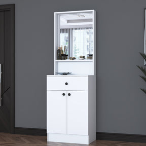 Mobilier hol 893RAN1730, alb, PAL melaminat, 60x36x183 cm