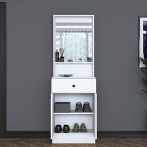 Mobilier hol 893RAN1730, alb, PAL melaminat, 60x36x183 cm