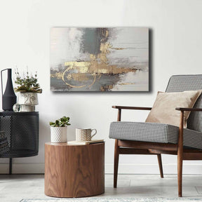 Tablou 895FNA1151, gri, panza/lemn, 70x45 cm